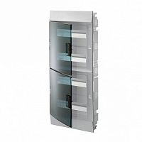 Распределительный шкаф Mistral41 48 мод., IP41, встраиваемый, термопласт, зеленая дверь |  код. 1SLM004100A1208 |  ABB